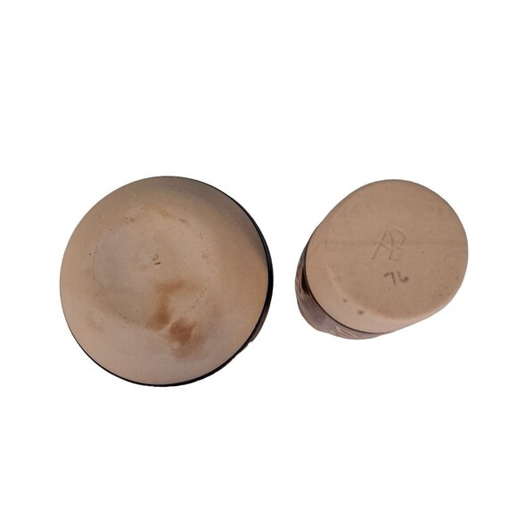 Vintage Saguaro Stoneware Studio Art Pottery Vase And Bowl Native American AZ - Picture 6 of 10